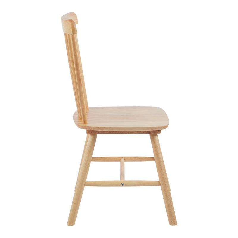 Melia pakoworld rubberwood chair in natural color 45x51x87cm
