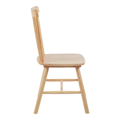 Melia pakoworld rubberwood chair in natural color 45x51x87cm