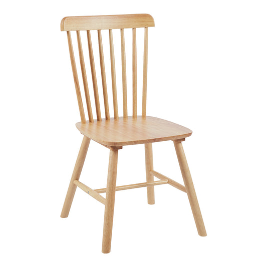 Melia pakoworld rubberwood chair in natural color 45x51x87cm