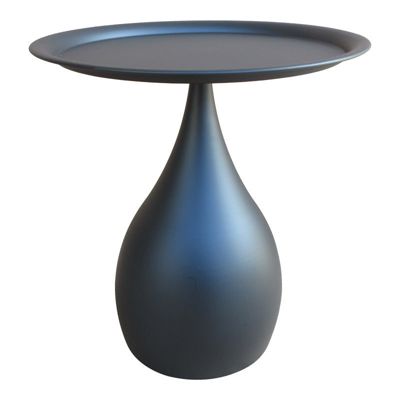 Samino metal side table in black shade D39x46cm