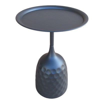 Side table Waini metal in black shade D39x60cm