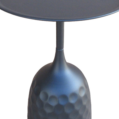 Side table Waini metal in black shade D39x60cm