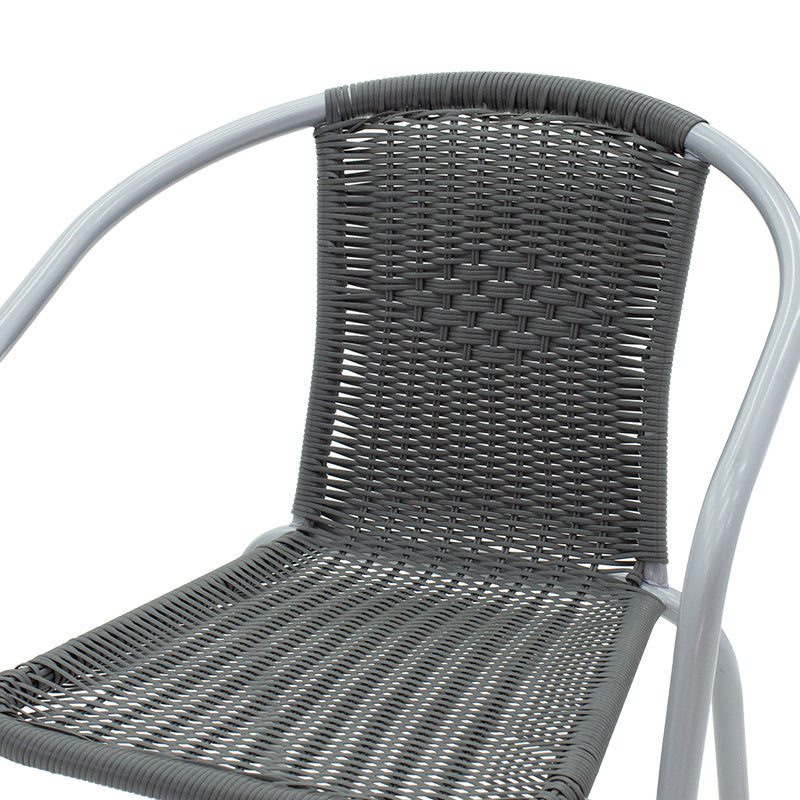 Obbi pakoworld armchair metal-pe in gray color