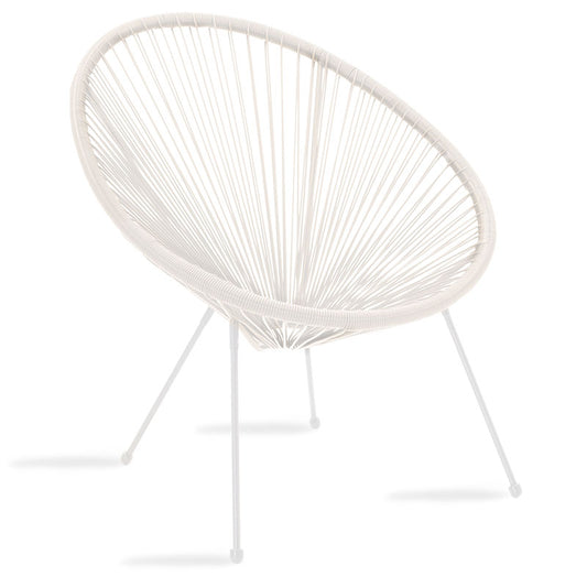 Acapulco Peru pakoworld armchair metal-pe in white color