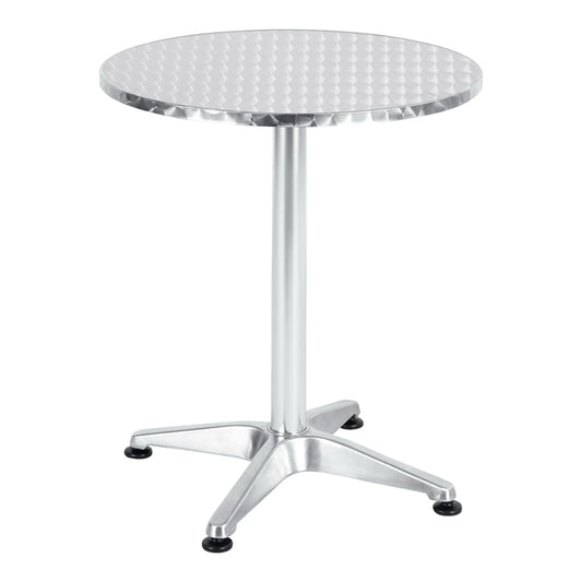 Table Lazo pakoworld chrome aluminium D60x70cm