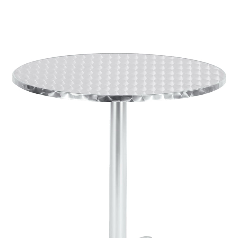 Table Lazo pakoworld chrome aluminium D70x70cm