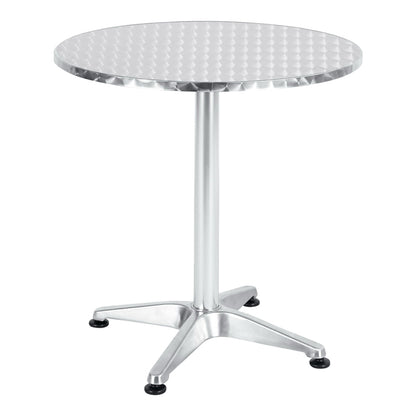 Table Lazo pakoworld chrome aluminium D70x70cm