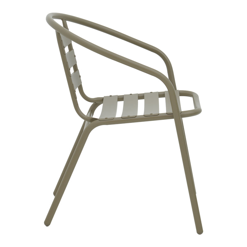 Chair Tade pakoworld metal in champagne color 54x62x74cm