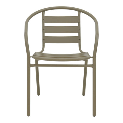 Chair Tade pakoworld metal in champagne color 54x62x74cm