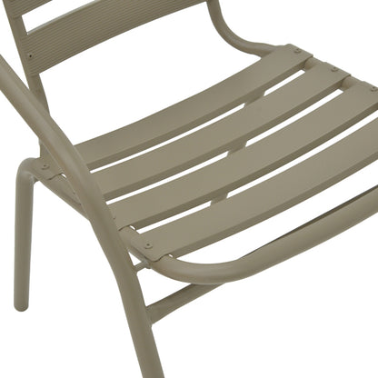 Chair Tade pakoworld metal in champagne color 54x62x74cm