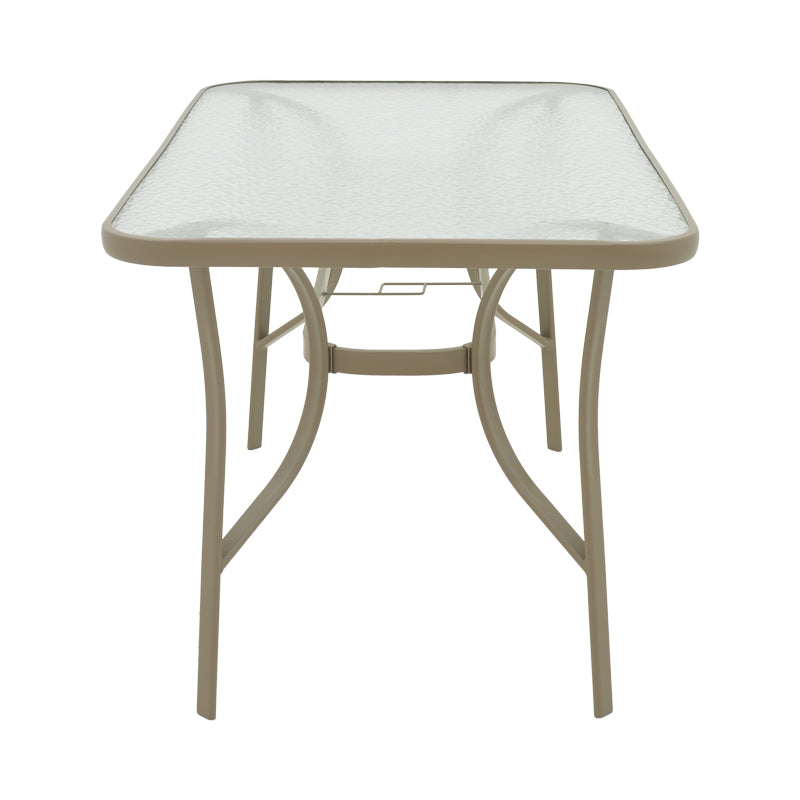 Ensure pakoworld table metal champagne-glass 140x80x70cm