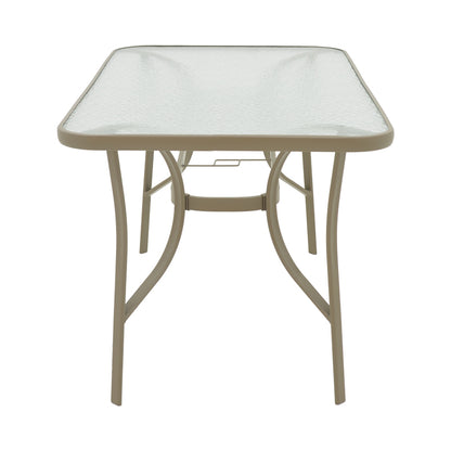 Ensure pakoworld table metal champagne-glass 140x80x70cm