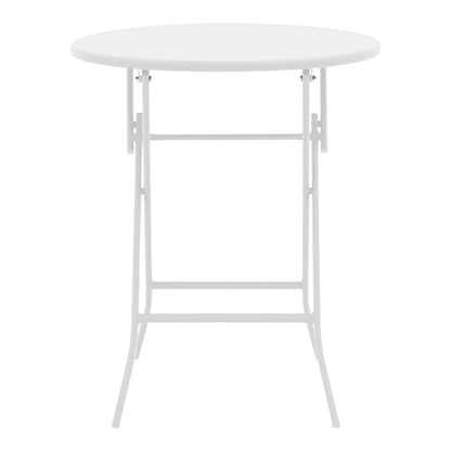 Table Albero pakoworld white color metal D60x70cm