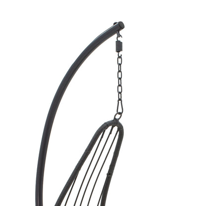 Naama pakoworld swing hanging metal-pe gray-cushion beige