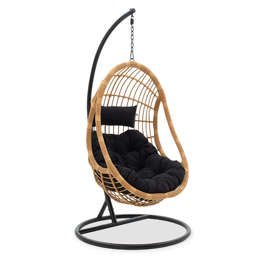 Lacie pakoworld swing hanging pe natural-metal pillow black