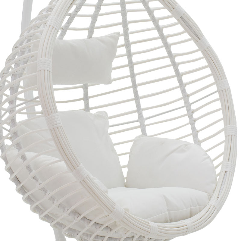 Nadim pakoworld swing hanging metal-pe-pillow white