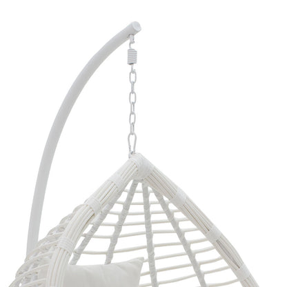 Nadim pakoworld swing hanging metal-pe-pillow white
