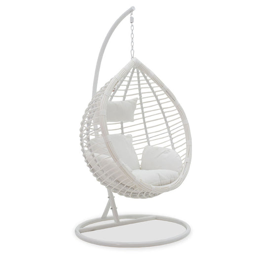 Nadim pakoworld swing hanging metal-pe-pillow white