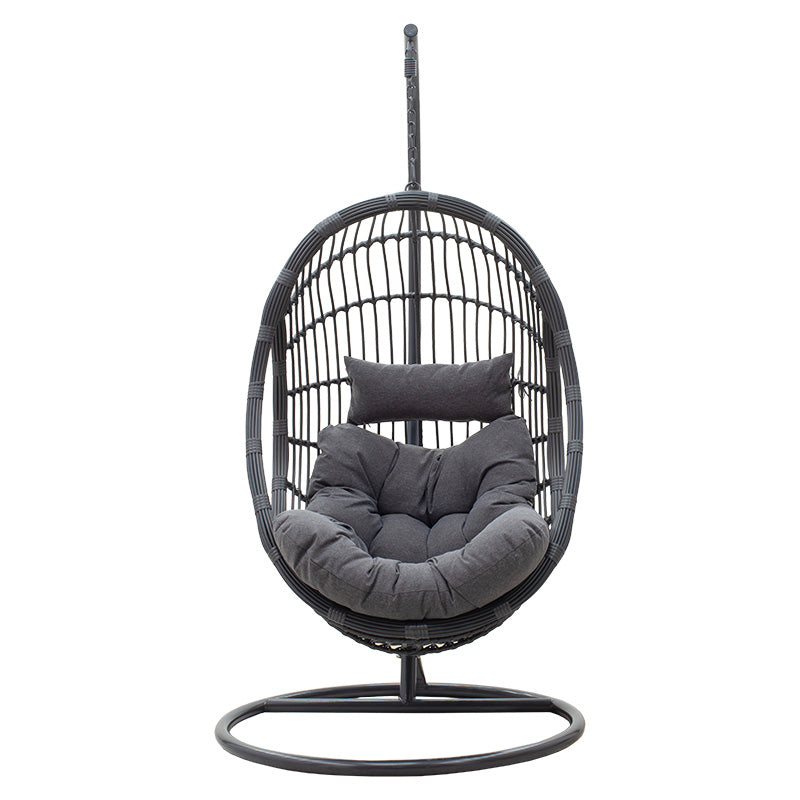 Swing Lacie pakoworld hanging pe metal anthracite-cushion gray