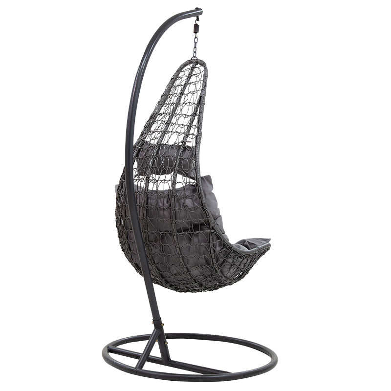 Soleil pakoworld swing hanging metal-pp-pillow gray 103x83x200cm