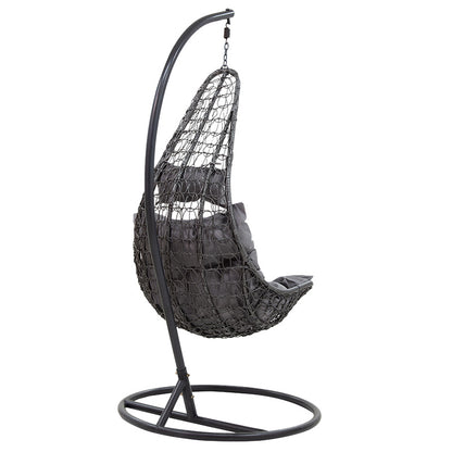 Soleil pakoworld swing hanging metal-pp-pillow gray 103x83x200cm