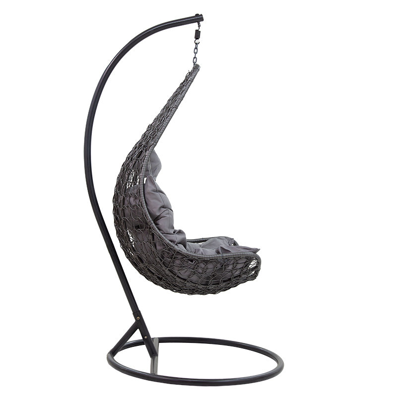 Soleil pakoworld swing hanging metal-pp-pillow gray 103x83x200cm