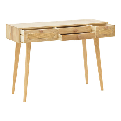 Console Finian pakoworld wood in natural shade 100x35x75cm