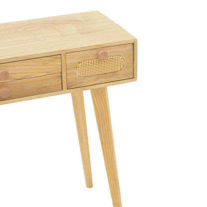 Console Finian pakoworld wood in natural shade 100x35x75cm