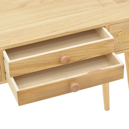 Console Finian pakoworld wood in natural shade 100x35x75cm