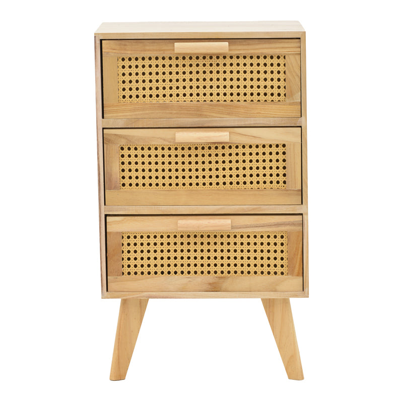 Bedside table Amadeus pakoworld wood in a natural shade 40x35x66cm
