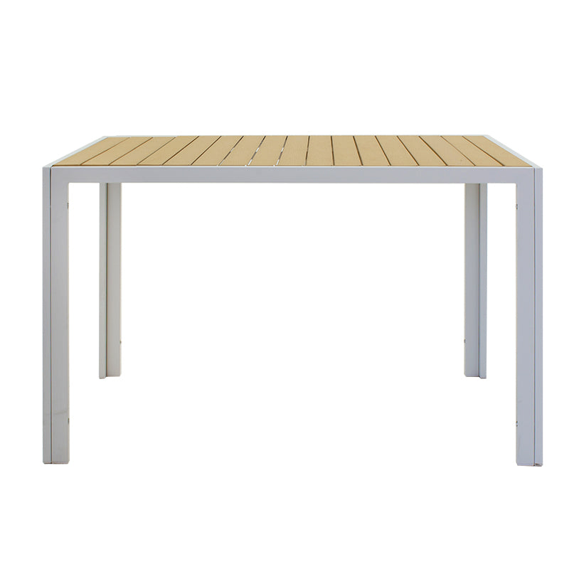 Tessa pakoworld table white-natural metal 120x80x75cm