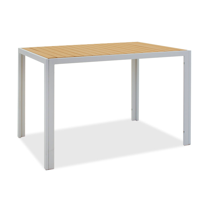 Tessa pakoworld table white-natural metal 120x80x75cm