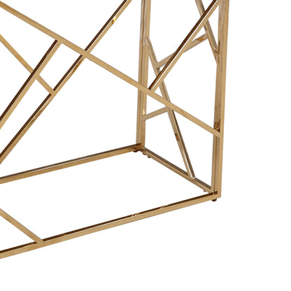 Console Tabar pakoworld black-golden 120x40x78cm