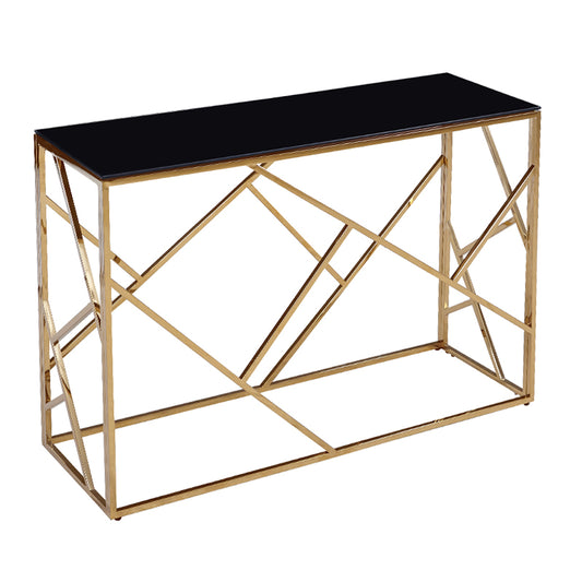 Console Tabar pakoworld black-golden 120x40x78cm