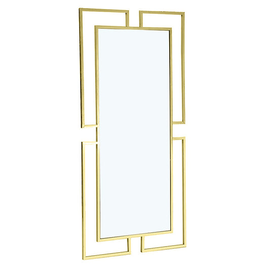 Mirror Focus pakoworld metal golden 90x2x180cm