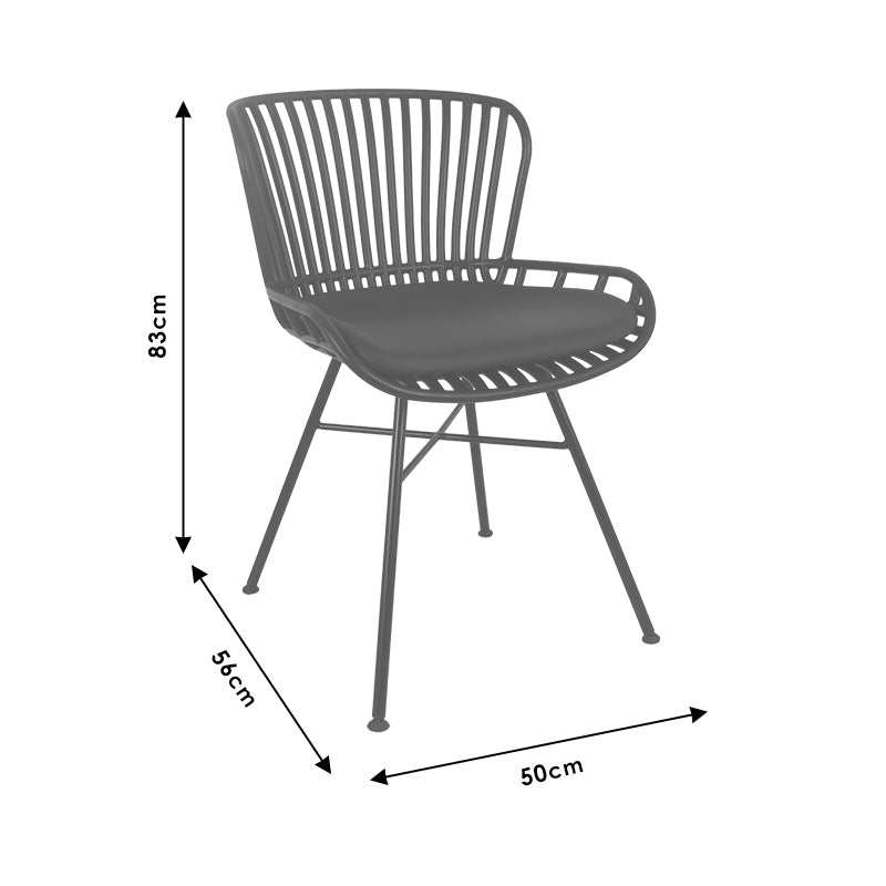 Chair Pozy pakoworld PP-PU anthracite