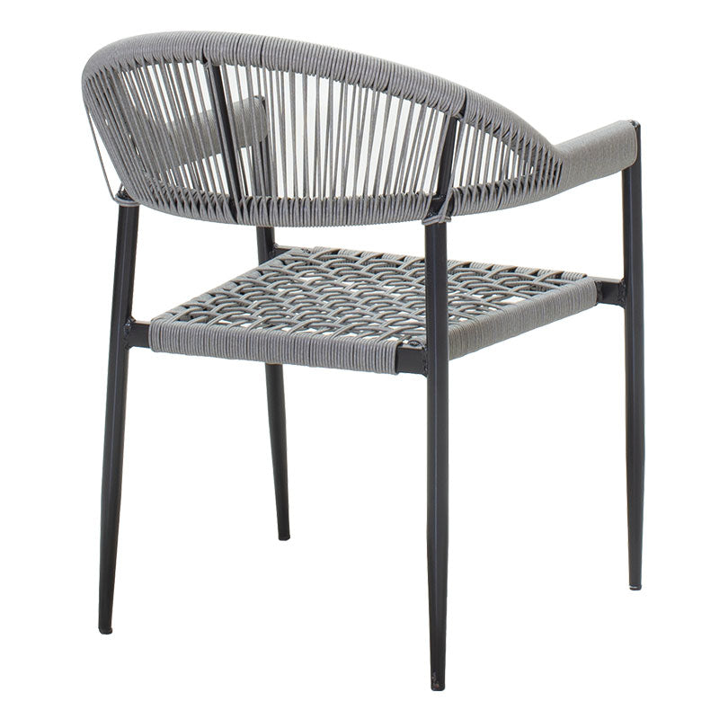 Armchair Tiana pakoworld metal black-pe gray