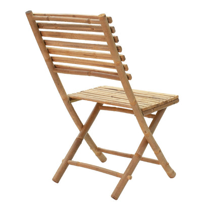 Nixon pakoworld chair folding bamboo natural