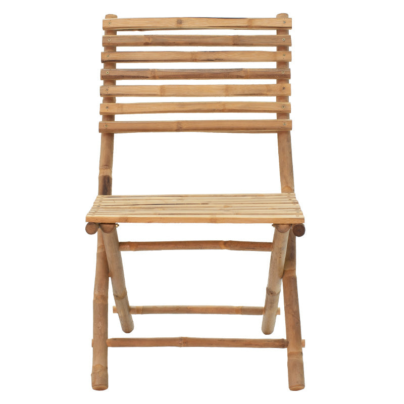 Nixon pakoworld chair folding bamboo natural
