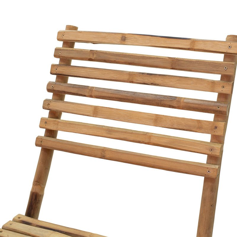 Nixon pakoworld chair folding bamboo natural