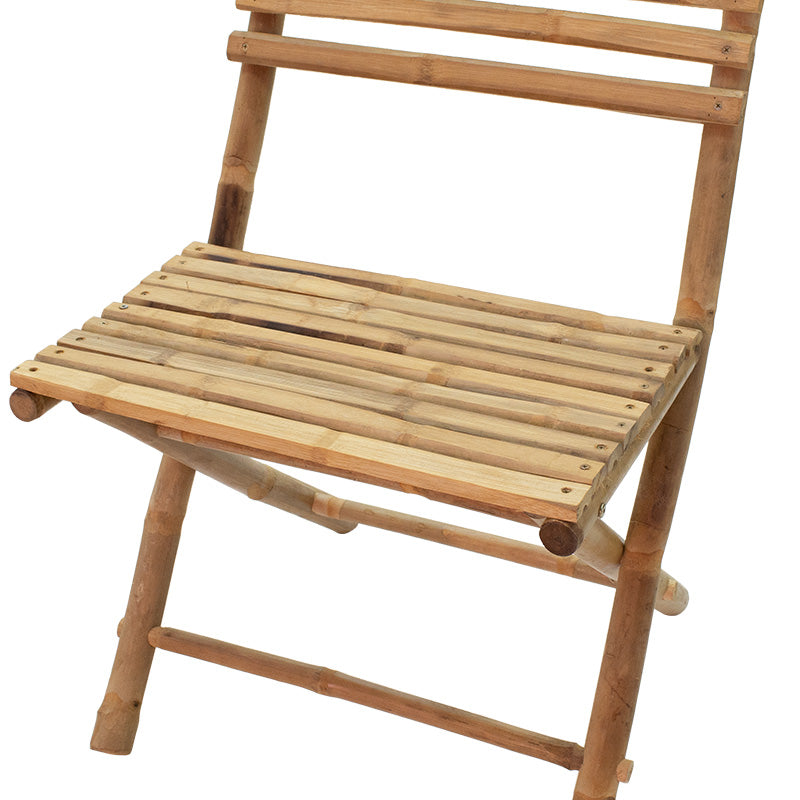 Nixon pakoworld chair folding bamboo natural
