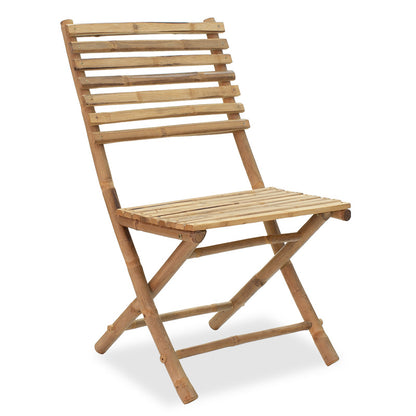 Nixon pakoworld chair folding bamboo natural