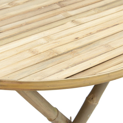 Obbie pakoworld folding bamboo table natural D90x77cm