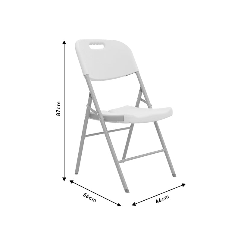 Folding catering-conference chair Zora white