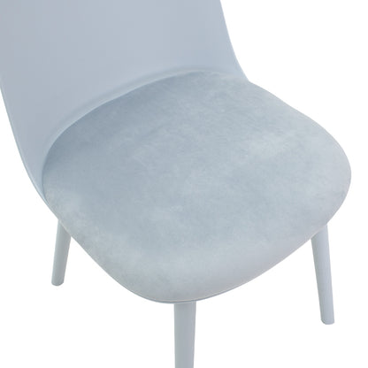 Chair Earin pakoworld PP fabric in grey color