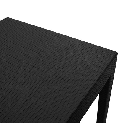 Gabi pakoworld PP table in black color 80x80x77cm