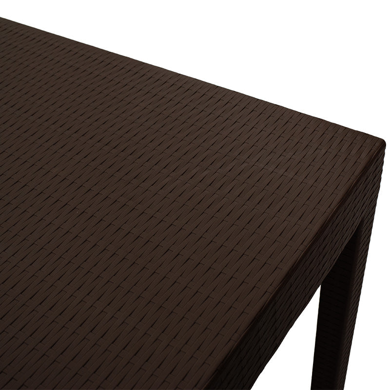 Gabi pakoworld PP table in brown color 80x80x77cm