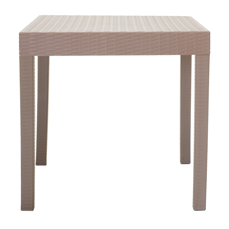 Gabi pakoworld PP table mocha color 80x80x77cm