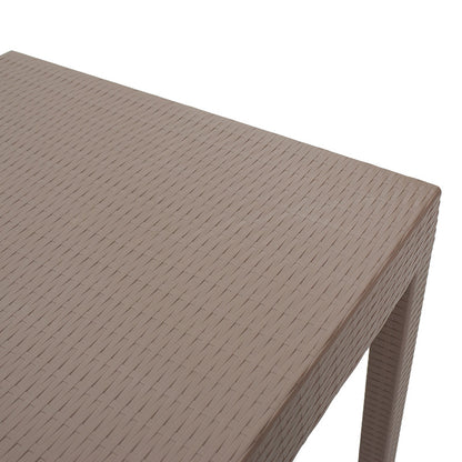 Gabi pakoworld PP table mocha color 80x80x77cm