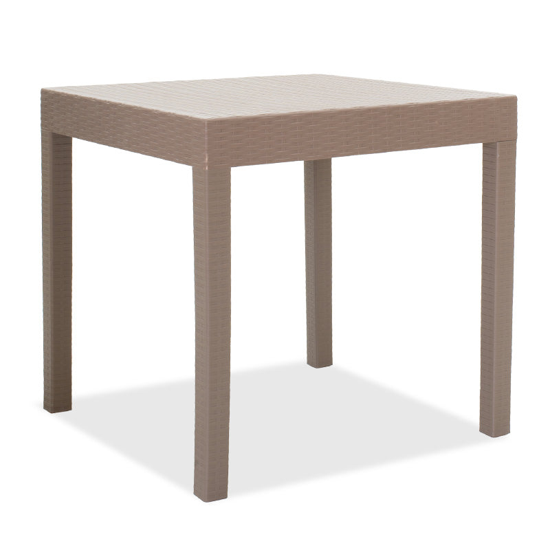 Gabi pakoworld PP table mocha color 80x80x77cm